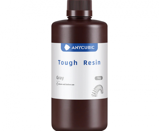 Фото 4 - СІРА Гнучка фотополімерна смола Anycubic Flexible Tough Resin GREY 1КГ