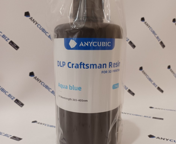 Фото 2 - Аквамарин Anycubic Craftsman фотополімерна смола 1кг