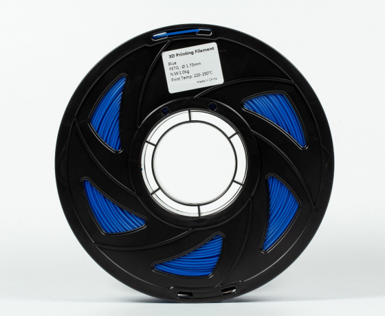 Фото 7 - Синій PETG Copet ПЕТГ філамент пластик для 3D принтера 1кг, 1.75мм, 330м