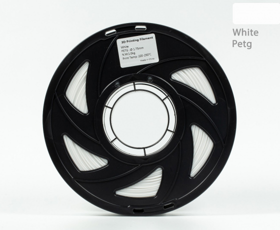 Фото 3 - PETG філамент (пластик) для 3D принтера Білий 1кг, 1.75мм, 330м