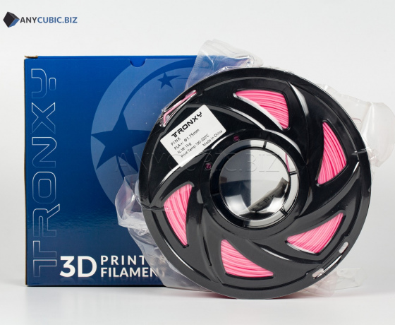 Фото 2 - Рожевий PLA пластик Tronxy для 3D принтера 340m | 1 кг | 1,75 мм