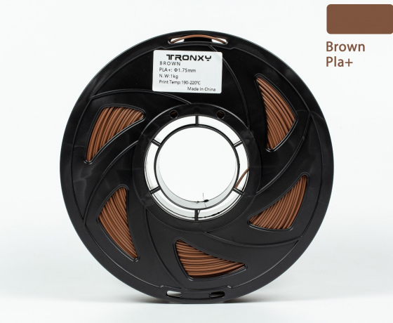 Фото 6 - Коричневий PLA пластик Tronxy для 3D принтера 340m | 1 кг | 1,75 мм