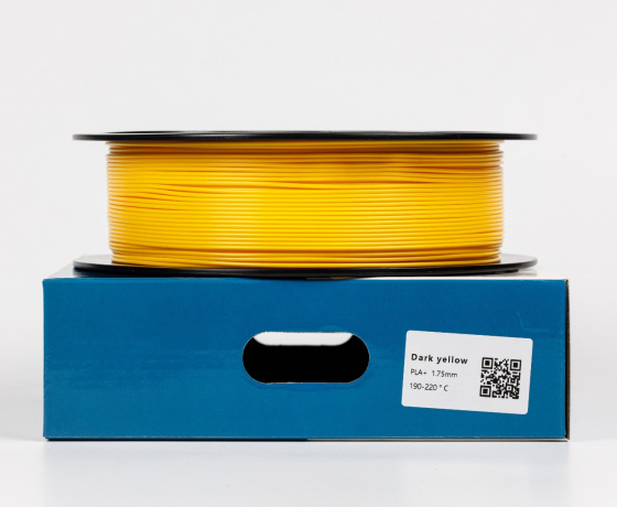 Фото 2 - Темно-жовтий пла плюс пластик для 3D принтера ✪1кг✪1.75мм
