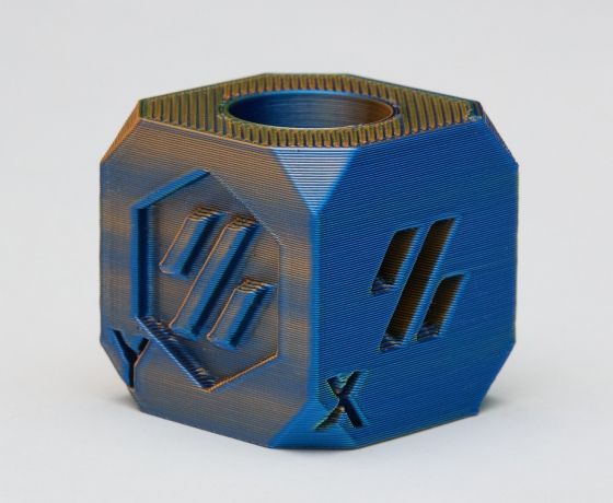 Фото 8 - Помаранчевий Синій Зелений Шовковий Пла Пластик | PLA SILK Orange Blue Green1кг | 1.75мм | 330м