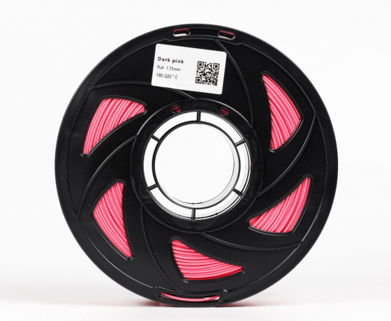 Фото 4 - Темно Рожевий PLA пластик для 3D принтера | Pla Dark Pink 1кг | 1.75мм | 330м