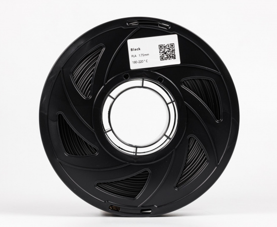 Фото 3 - Чорний PLA пластик для 3D принтера | Pla RAL 7021 Black grey 1кг | 1.75мм | 330м