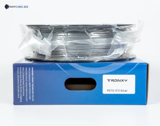 Сріблястий PETG пластик Tronxy для 3D принтера 340м | 1 кг | 1,75 мм