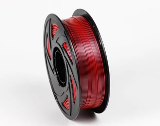 Червоно-Чорний Шовковий Пла Пластик | PLA SILK Rose Red Black 1кг | 1.75мм | 330м