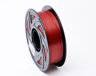 Червоний Металік PETG пластик для 3D принтера | PETG Filament Metal China red 1кг | 1.75мм | 330м